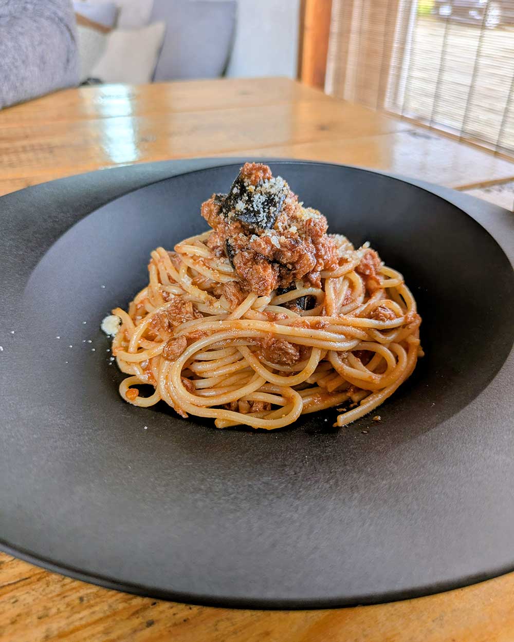 Cafeてくり上富良野ポークボロネーゼ